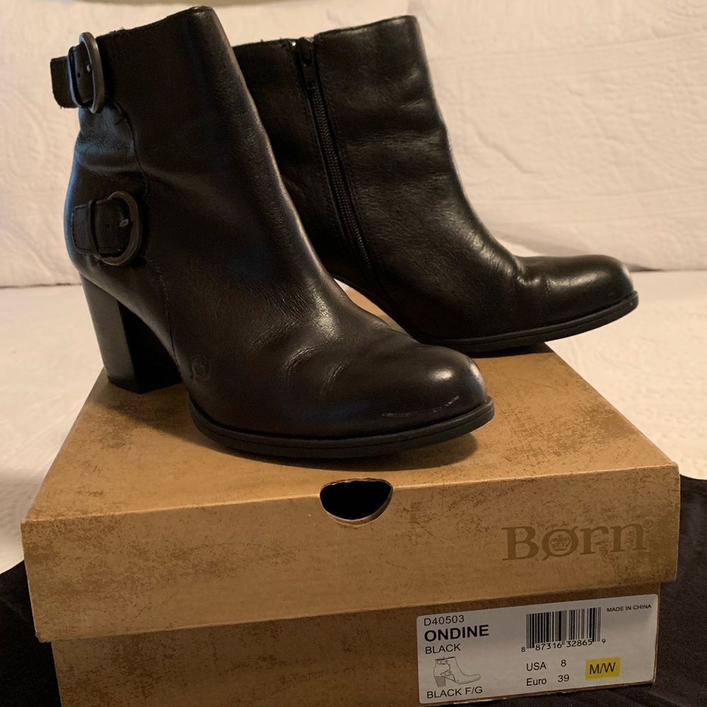 Born Brand Leather Boots